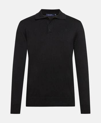 Knitted polo shirt