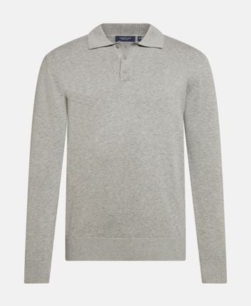 Knitted polo shirt
