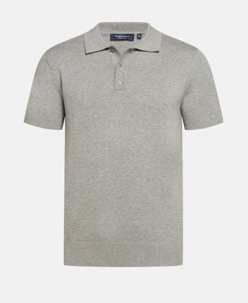 Knitted polo shirt
