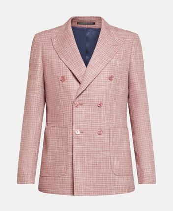 Linen-blend suit jacket Sadler