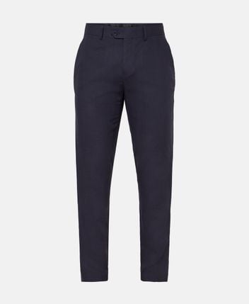 Linen-blend chino