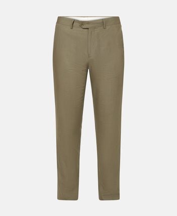 Linen-blend chino