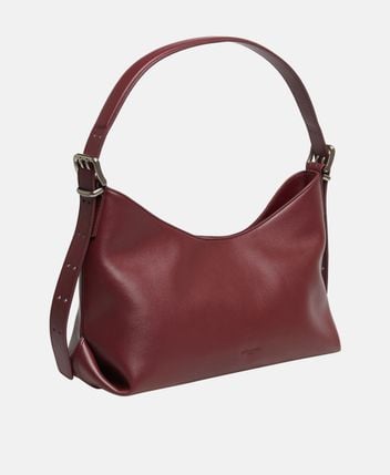 Leather shoulder bag