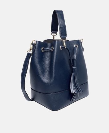 Leather bucketbag Ancinale