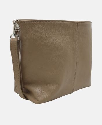 Leather shoulder bag