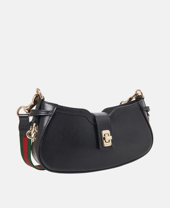 Leather shoulder bag