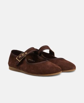 Ballerina flat with straps