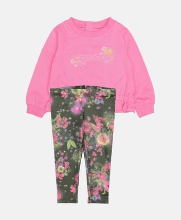 Long-sleeved shirt and leggings set