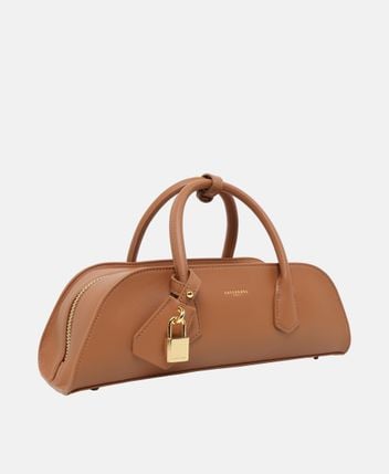 Leather handbag Tetra