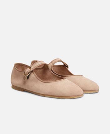 Ballerina flat with straps