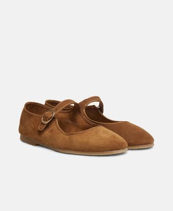 Ballerina flat with straps