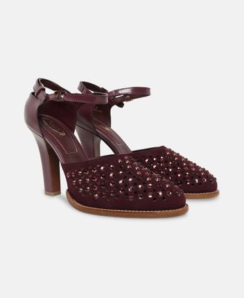Ankle strap pump