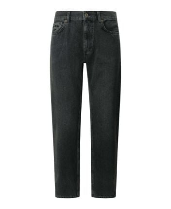 Straight-leg jeans