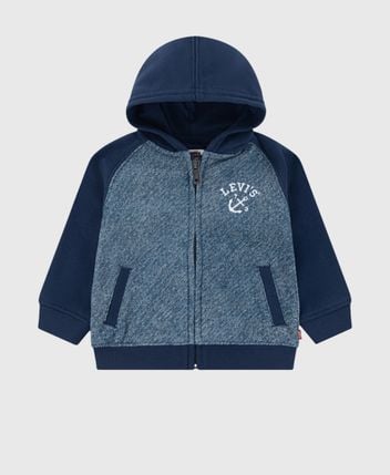 Hooded sweat jacket
