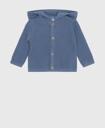 Hooded cardigan