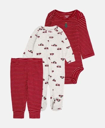 Romper, body and trousers set