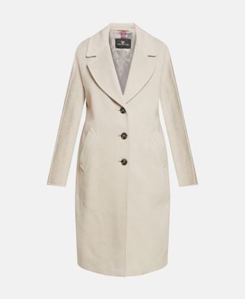 Wool-blend coat