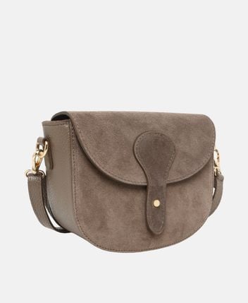 Leather cross body bag