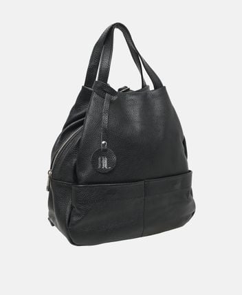 Leather backpack