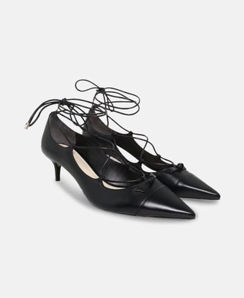 Ankle strap pump