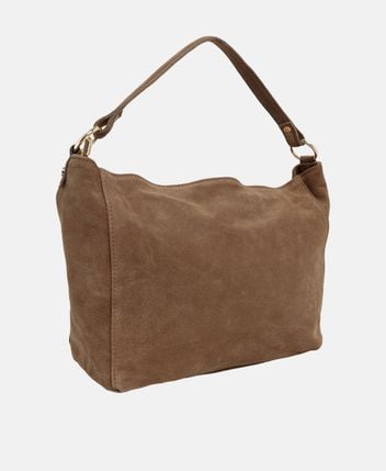 Leather shoulder bag