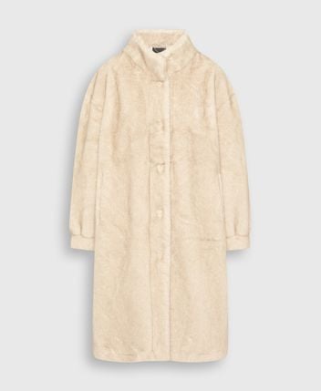 Faux fur coat