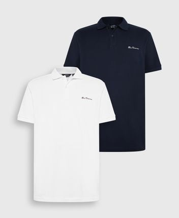 Polo shirts, pack of 2