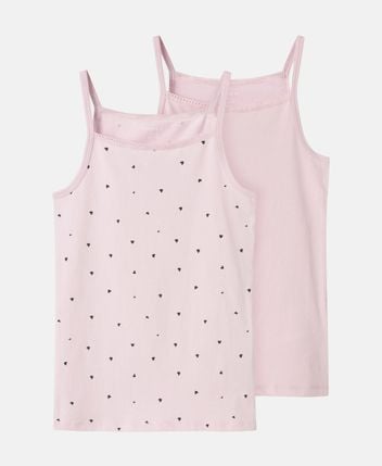 Undershirts, pack of 2 Nkfstrap