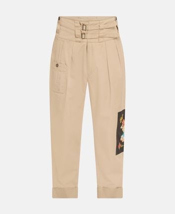 Pleat-top trousers