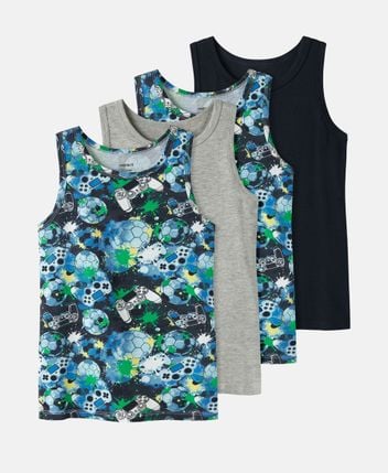 Undershirts, pack of 4 Nkmtank
