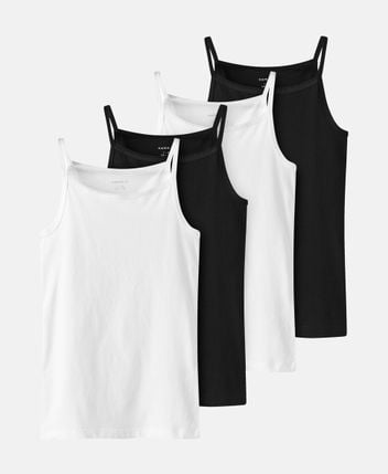 Undershirts, pack of 4 Nkfstrap