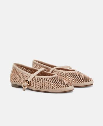Ballerina flat with straps