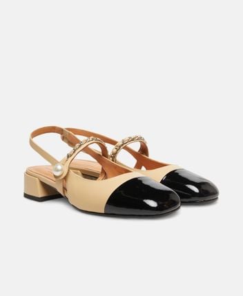 Slingback pumps