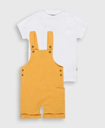 Dungarees with shirt