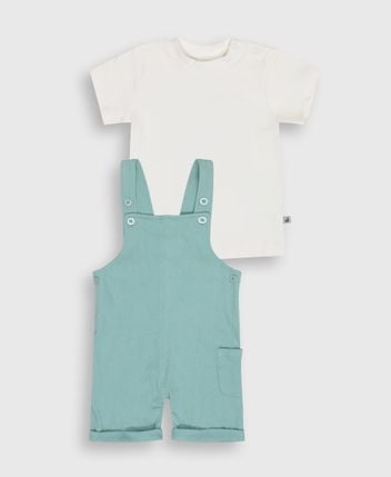 Dungarees with shirt