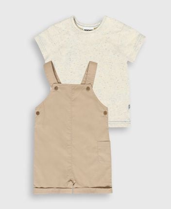 Shirt and dungarees set