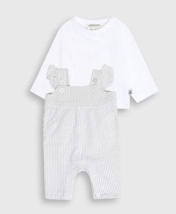 Shirt and dungarees set