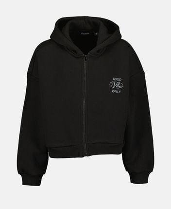 Hooded sweat jacket