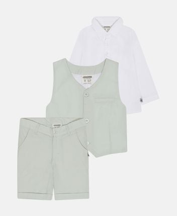 Waistcoat, shirt and trousers set