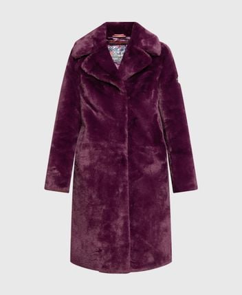 Faux fur coat