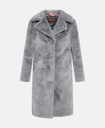 Faux fur coat
