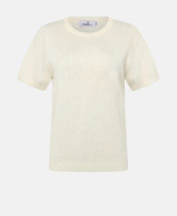 Cashmere short-sleeved pullover