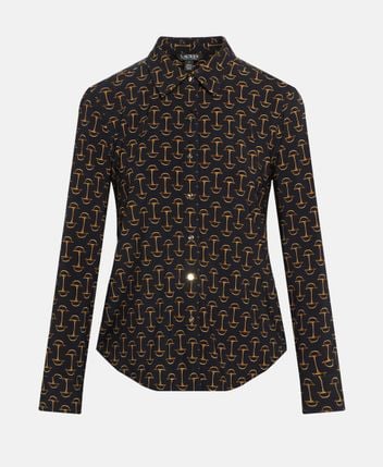 Long-sleeved blouse
