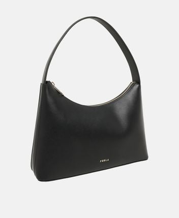 Leather shoulder bag Elara