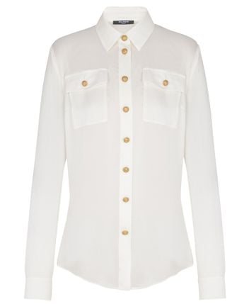 Long-sleeved blouse
