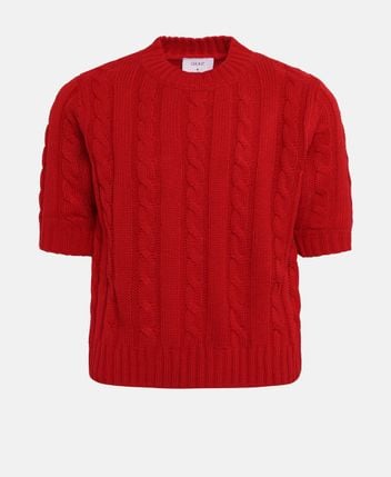 Short-sleeved pullover
