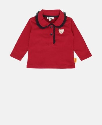 Long-sleeved polo shirt