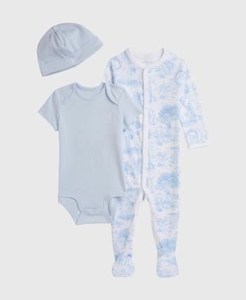 Body, romper suit & hat set