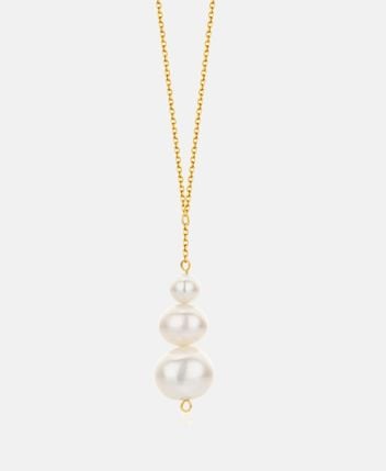 Necklace with pearl pendant