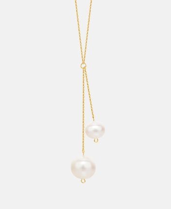 Necklace with pearl pendant